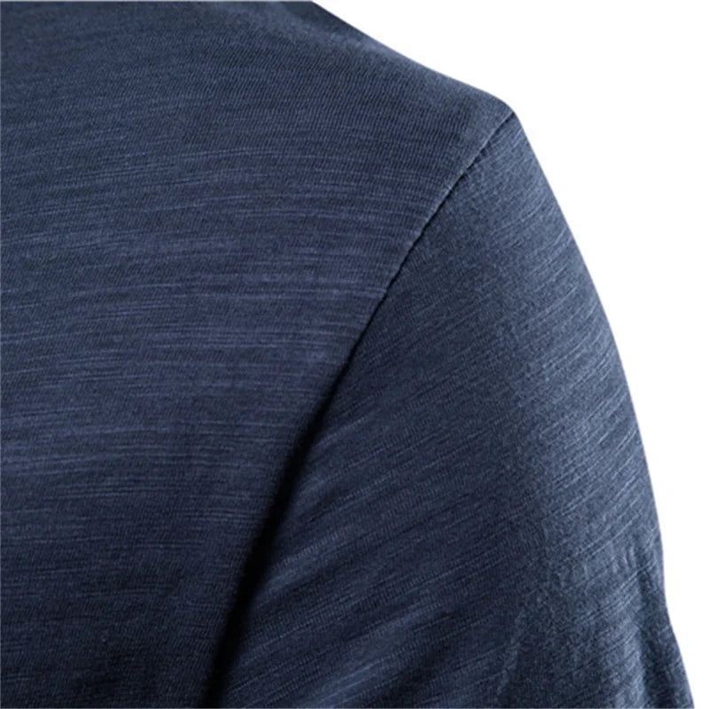 Men T-shirt Casual Soft Fitness 100% Cotton
