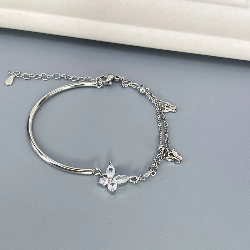 VENTFILLE 925 Sterling Silver Diamond-Studded