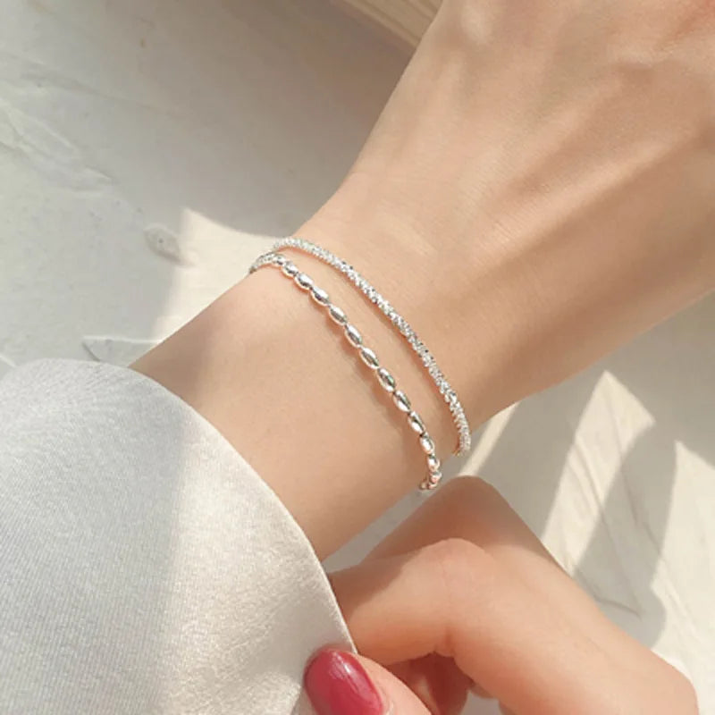 VENTFILLE 925 Sterling Silver Double Love Heart