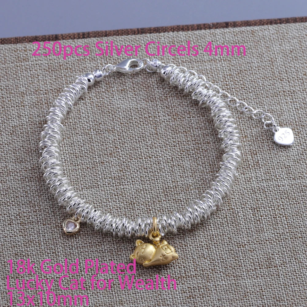 VENTFILLE 925 Sterling Silver Double Love Heart