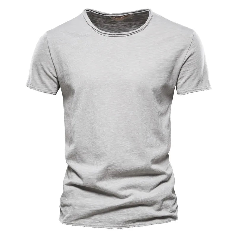 Men T-shirt Casual Soft Fitness 100% Cotton