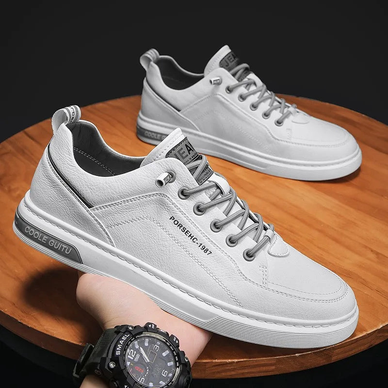 New Leather Shoes Men's Fashion Casual Leather Shoes