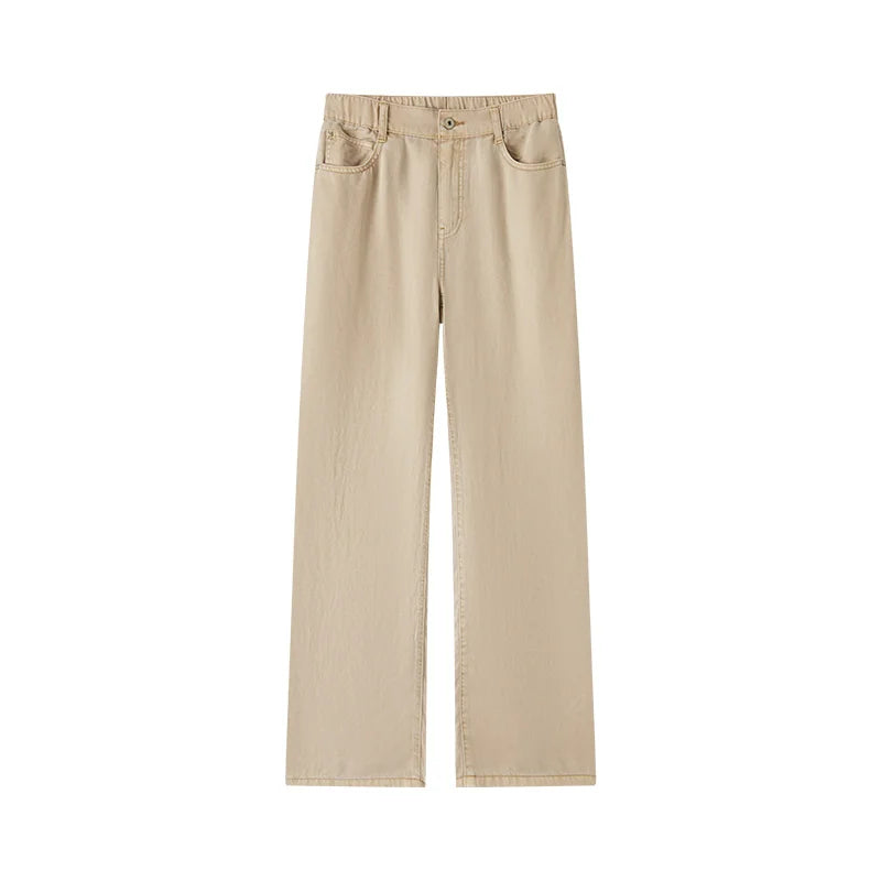 Pant Jeans Women Elastic Waist