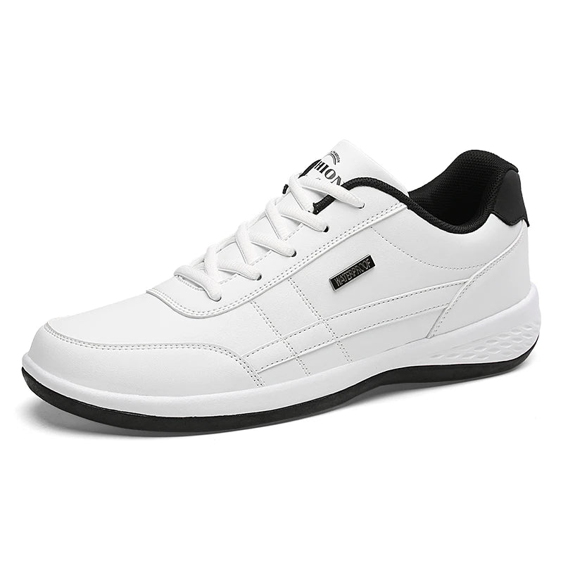 Pu Leather Men Shoes Sneakers Trend Casual