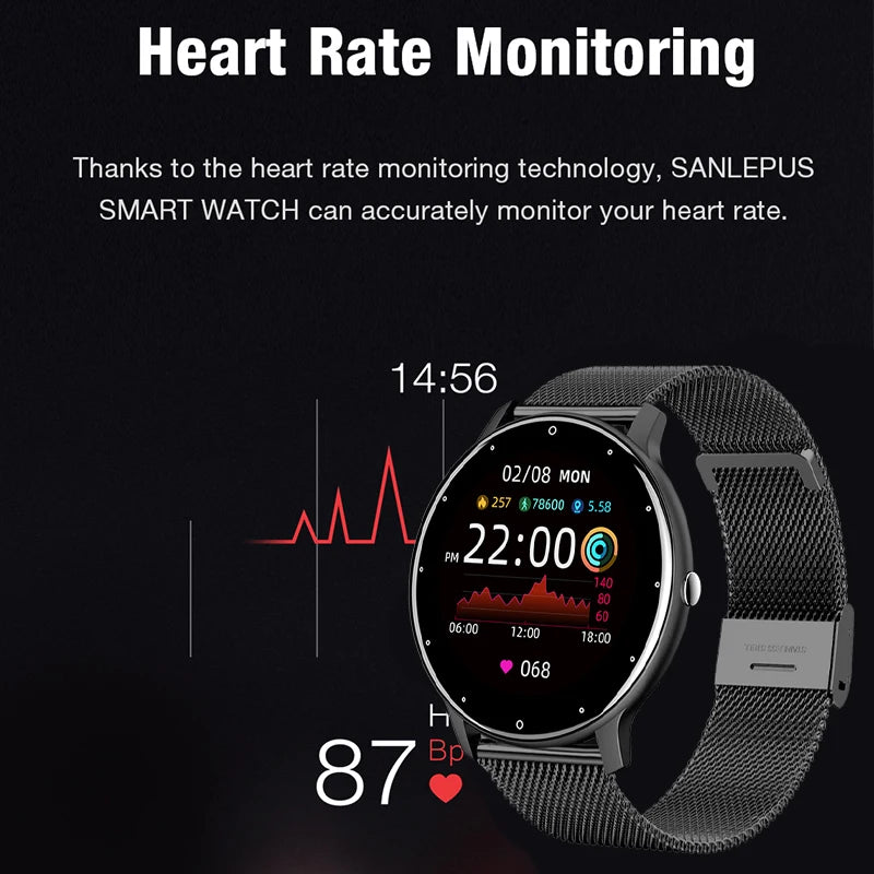 Smart watch Ladies Full touch Screen