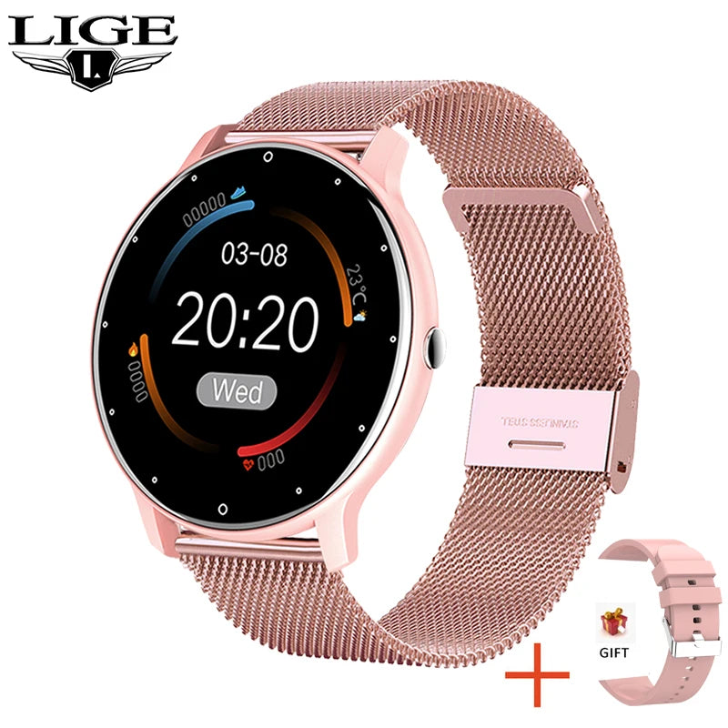 Smart watch Ladies Full touch Screen