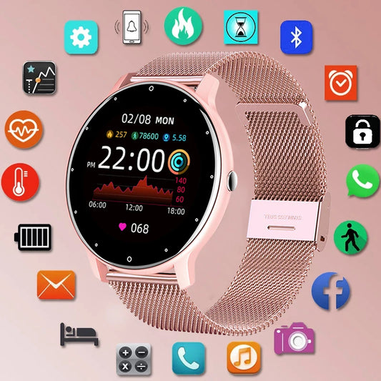 Smart watch Ladies Full touch Screen