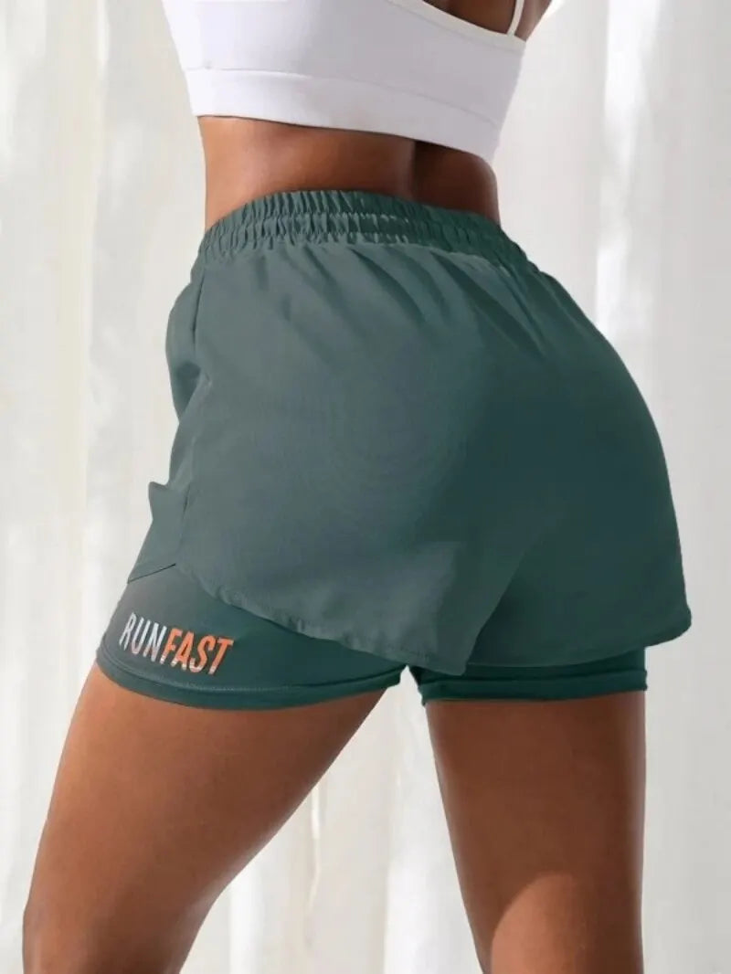 Shorts With Elastic Proximity Control Running