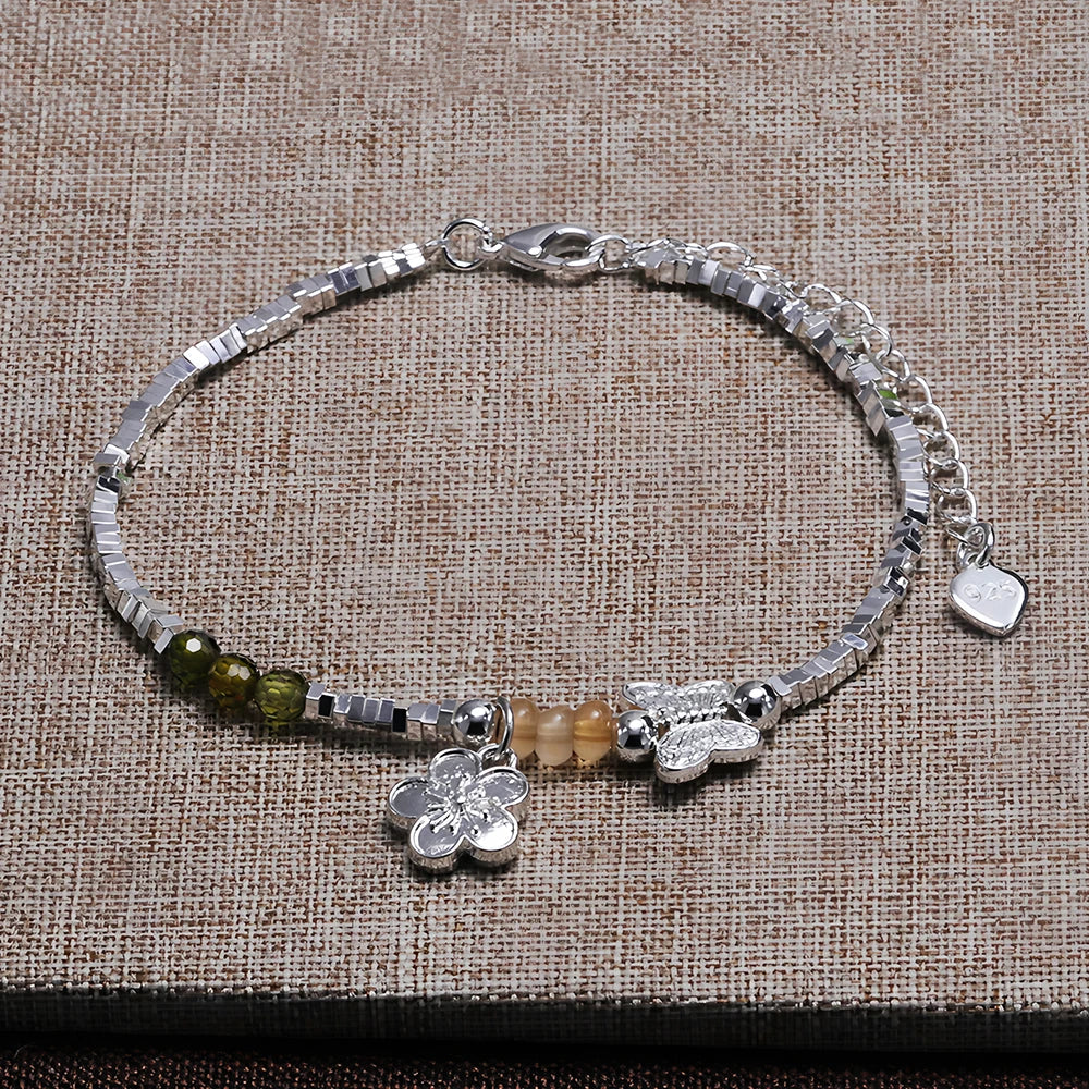 VENTFILLE 925 Sterling Silver Diamond-Studded