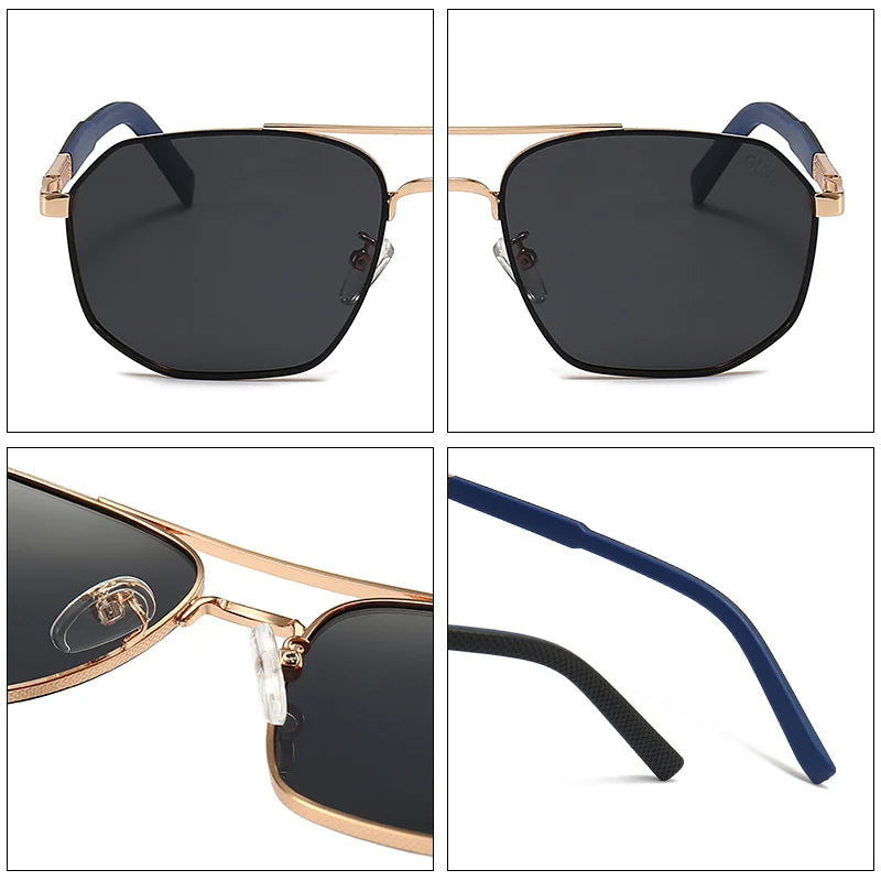 Brand Classic Pilot Square Polarized Sunglasses