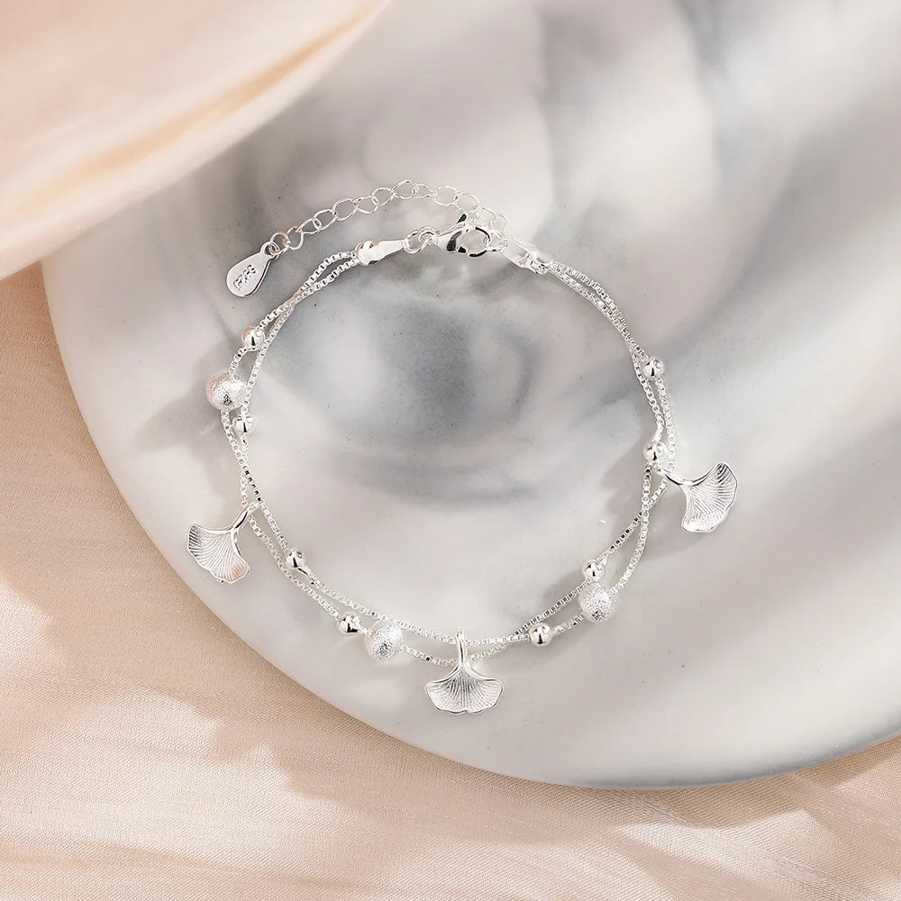 VENTFILLE 925 Sterling Silver Double Love Heart