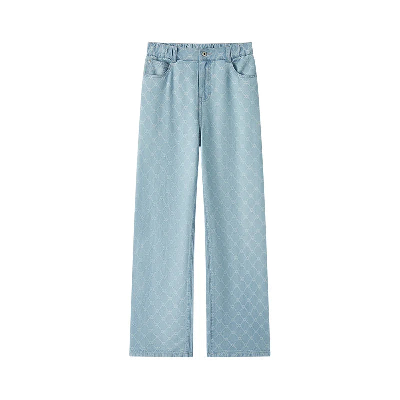Pant Jeans Women Elastic Waist
