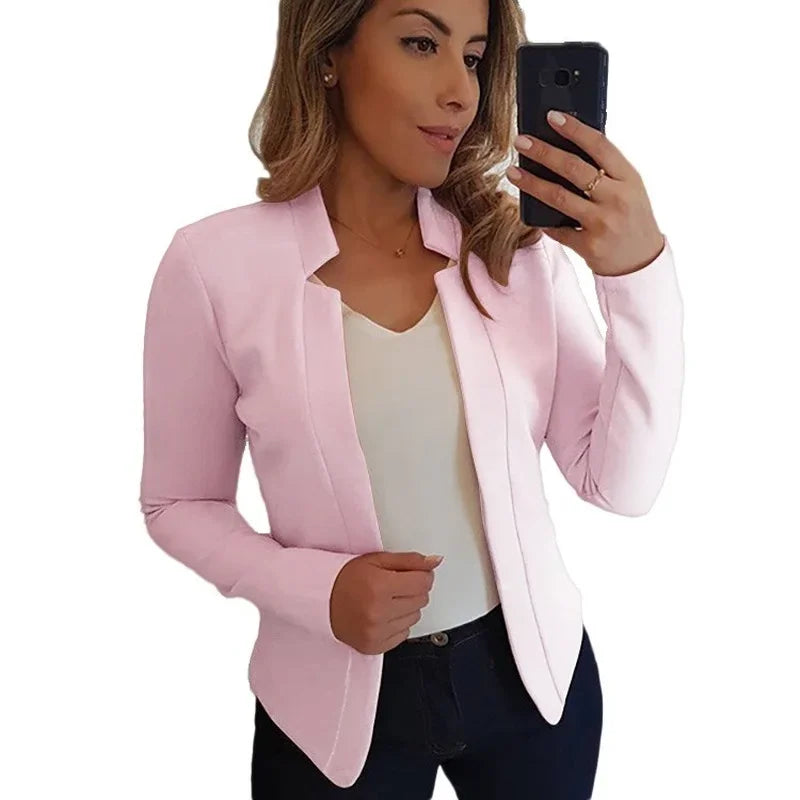 Blazers Women Thin White Spring 2025
