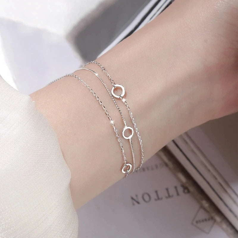 VENTFILLE 925 Sterling Silver Double Love Heart