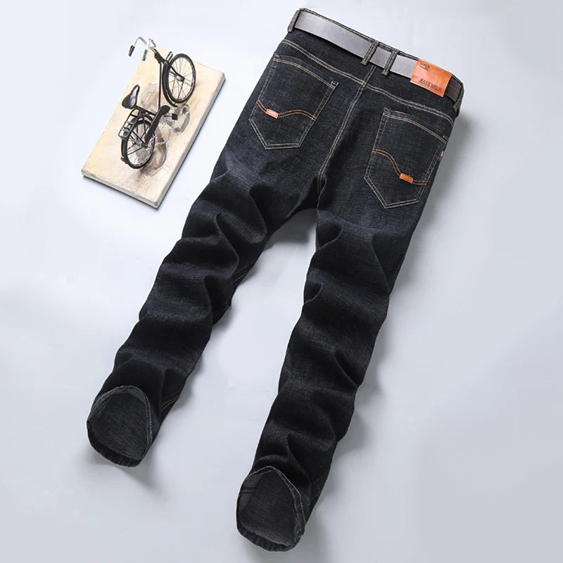 New Men Light Luxury Stretch Slim Fit Pants
