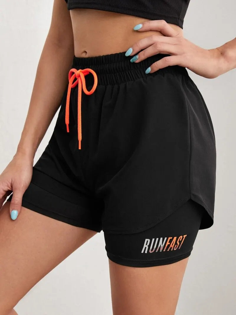 Shorts With Elastic Proximity Control Running