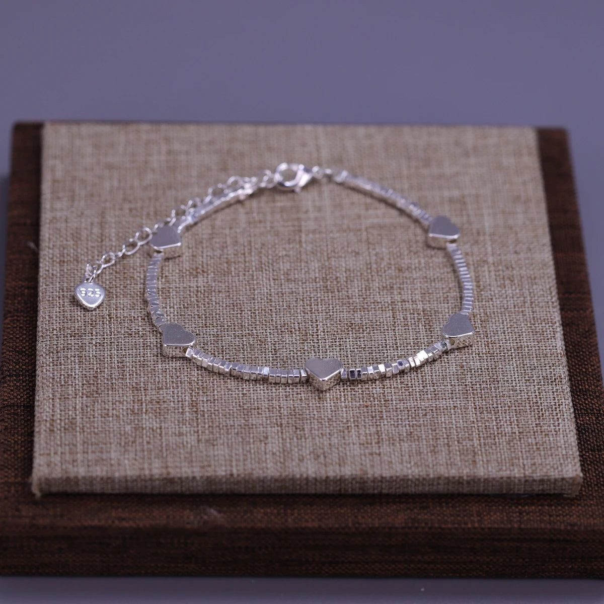 VENTFILLE 925 Sterling Silver Double Love Heart