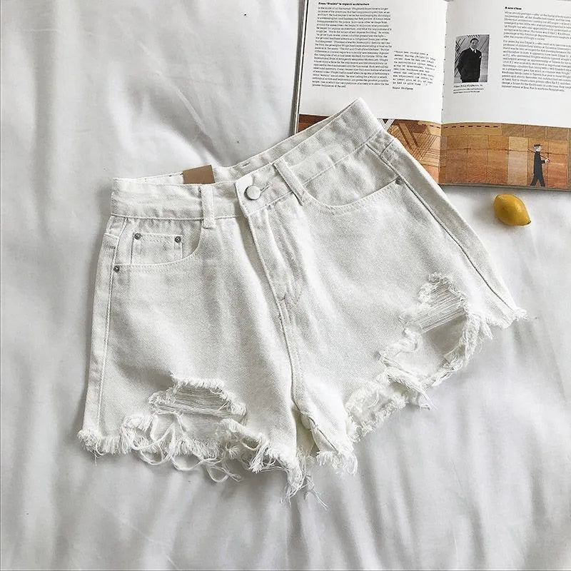 Korean Denim Shorts Women Fashion Casual