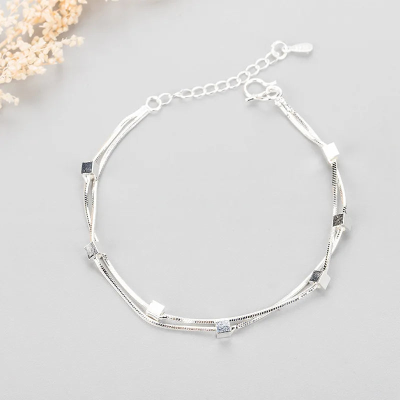 VENTFILLE 925 Sterling Silver Double Love Heart