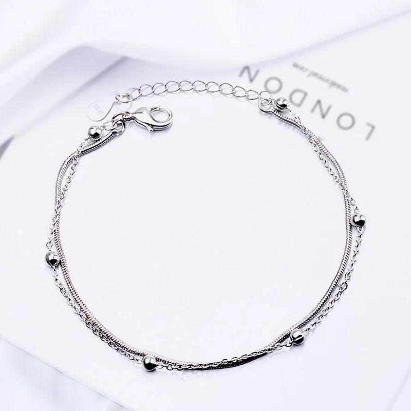 VENTFILLE 925 Sterling Silver Double Love Heart