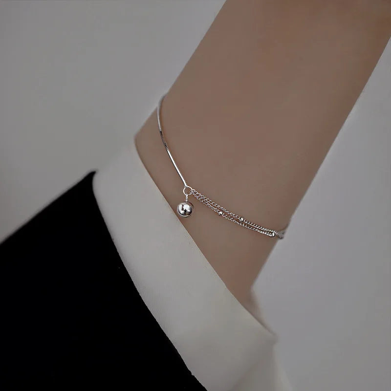 VENTFILLE 925 Sterling Silver Double Love Heart