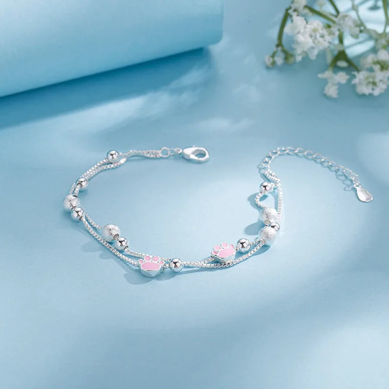 VENTFILLE 925 Sterling Silver Double Love Heart