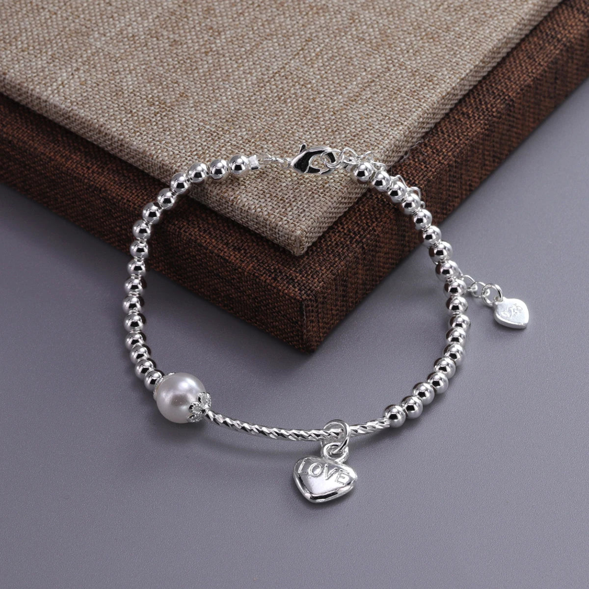VENTFILLE 925 Sterling Silver Double Love Heart