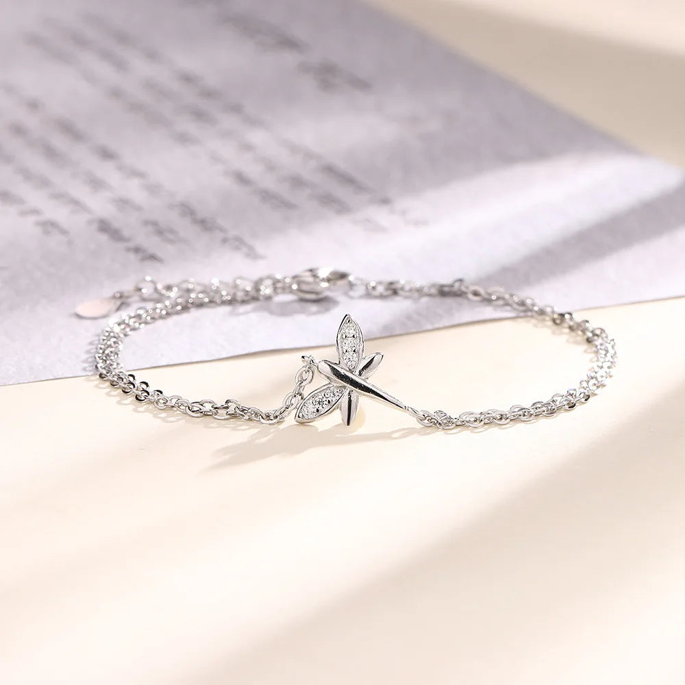 VENTFILLE 925 Sterling Silver Diamond-Studded