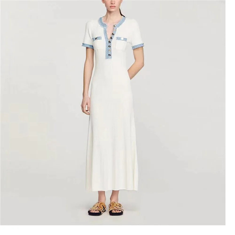 Dress Elegant Contrasting