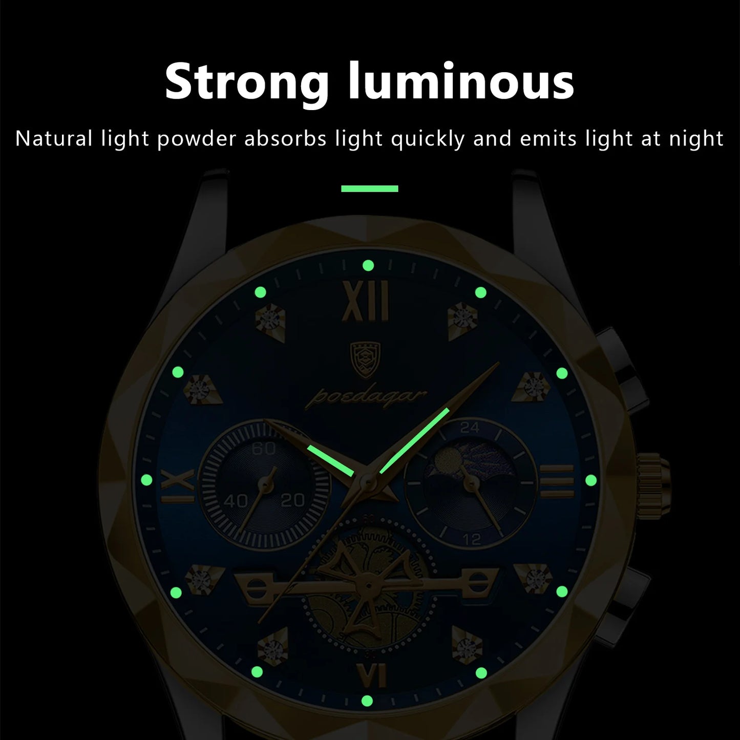 Watch for Men POEDAGAR Luxury