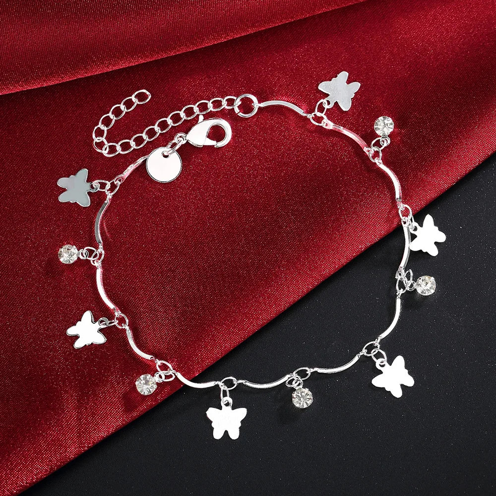 VENTFILLE 925 Sterling Silver Diamond-Studded