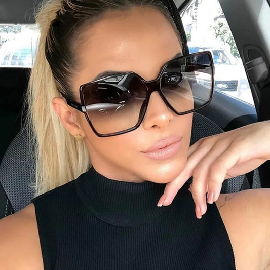 Fashion Women Oversize Sunglasses Uv400