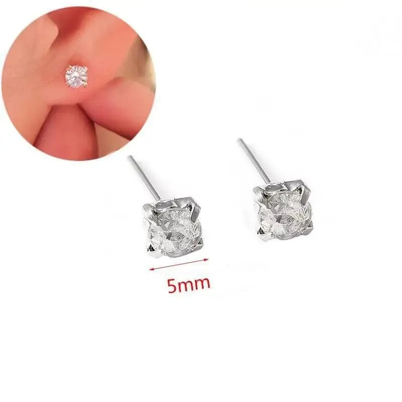 Korean Vintage Pearl Crystal Earrings For Women
