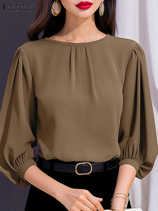 Blouse ZANZEA Women Elegant