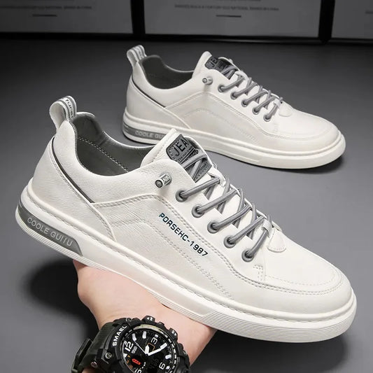 New Leather Shoes Men's Fashion Casual Leather Shoes