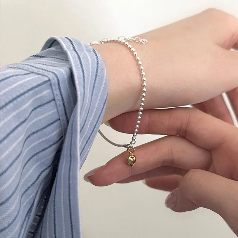 VENTFILLE 925 Sterling Silver Double Love Heart