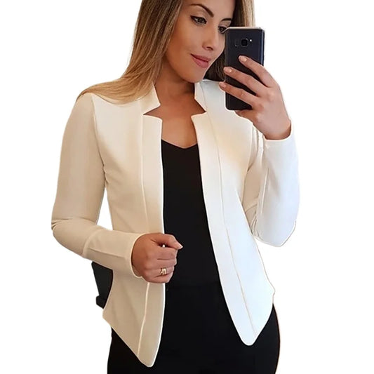 Blazers Women Thin White Spring 2025