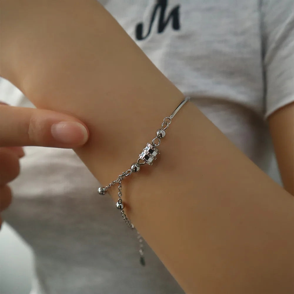VENTFILLE 925 Sterling Silver Diamond-Studded