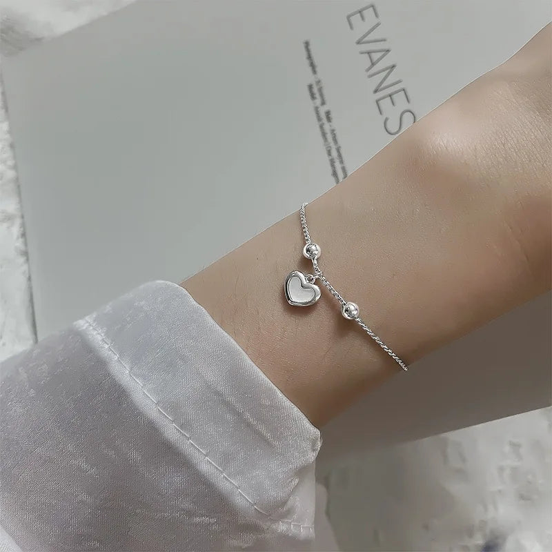 VENTFILLE 925 Sterling Silver Double Love Heart