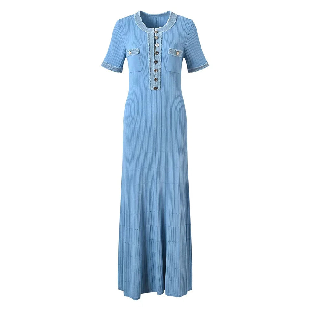 Dress Elegant Contrasting