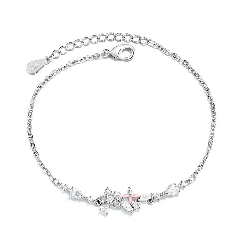 VENTFILLE 925 Sterling Silver Diamond-Studded